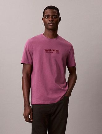 Calvin Klein Camiseta Gr&aacute;fica Con Cuello Redondo CK Ny