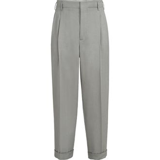 Brunello Cucinelli Gabardine trousers in Khaki at Nordstrom, Size 54 It