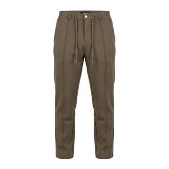H&egrave;SKIMO Jogger Interlock - Heren - Broeken - Bruin - Maat: S Zijde