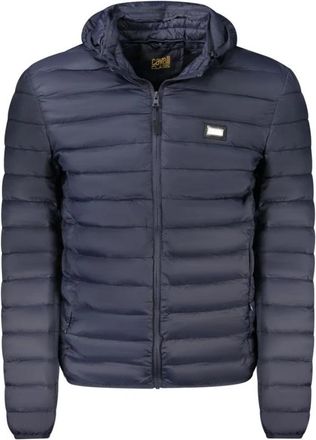 Cavalli Jacket met lange mouwen - Heren - Winterjassen - Blauw - L - Polyester - Jassen