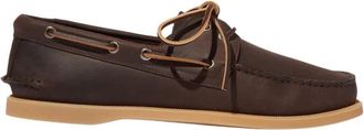 Scarosso Jude Nubuck Loafers - Heren - Bootschoenen - Bruin - 42 EU - Leer - Schoenen