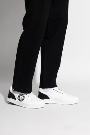 Versace Jeans Couture Sports Shoes With barocco Print, Mens, White