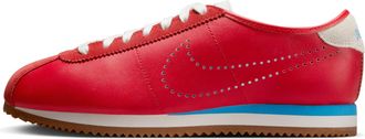 Nike Womens Cortez Leather Shoes in Red | HQ1841-600