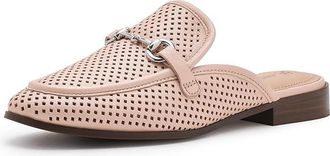 Johnston & Murphy Ali Perfed Bit Mule Womens Slippers Blush : 9.5 M, Leather
