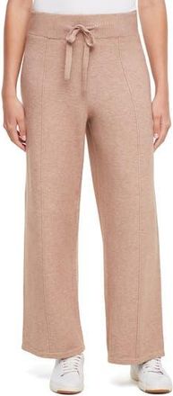 Three Dots Ally Wide Leg Pull-On Pants in Warm Taupe at Nordstrom Rack, Size X-Large