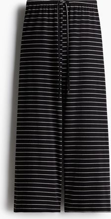 H&M Hose aus Baumwollmix - Schwarz