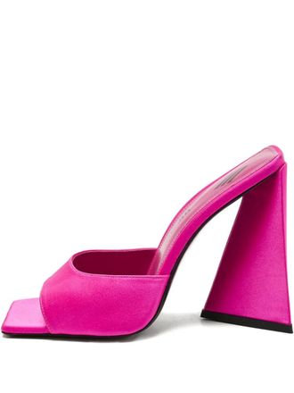 The Attico Devon satijnen sandalen - Roze