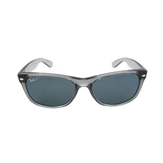 Ray-Ban New Wayfarer Classic Polarized Blue Unisex Sunglasses RB2132 64503R 58