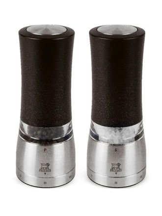 Peugeot Set saliera e pepiera Madras (2 pezzi) - Argento