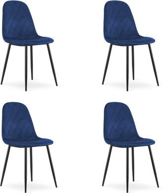 OEM Silla Asti - Terciopelo Azul Marino X 4