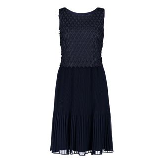 Vera Mont Dames, Jurken, Blauw, Maat: 2XL Leer