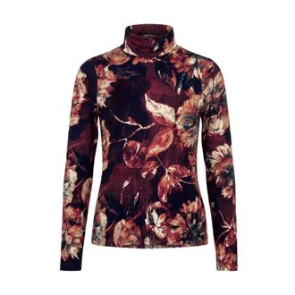 Roberto Sarto Blouson coltrui - Dames - Truien - Rood - Maat: 4XL
