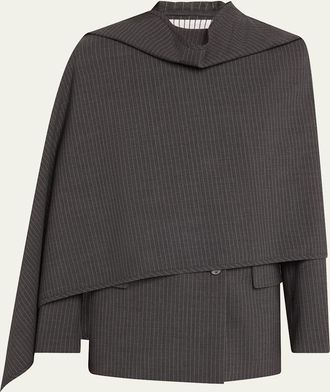 Maria McManus Cloak Double-Breasted Wool Blazer