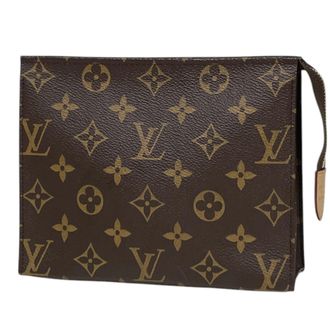 Louis Vuitton Brown Monogram Pouch (Pre-Owned)