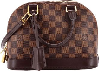 Louis Vuitton Alma Handbag Damier Bb (Authentic Pre-Loved)