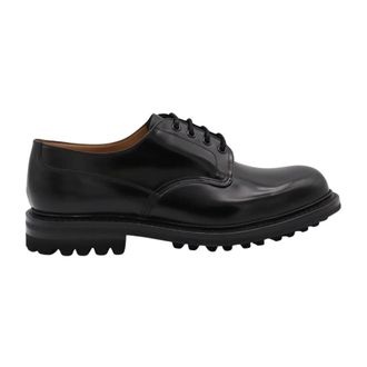 Churchs Laced Shoes, male, Black, 10 UK, Lace-Up Leather Shoe