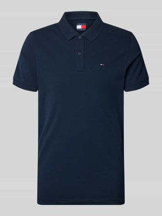 Tommy Jeans Regular Fit Poloshirt Modell TJM SLIM PLACKET POLO EXT in Marine, Gr&ouml;&szlig;e XXL