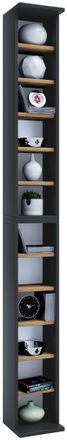 ebuy24 Madera Cd Dvd Stand Decoraci&oacute;n Estante Bigol 180x21x20 - Vcm