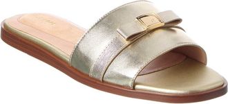 Cole Haan Go-To Emalia Slide Bow Leather Sandal