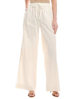Frame Denim Frame Denim Drawstring Linen-Blend Lounge Pant
