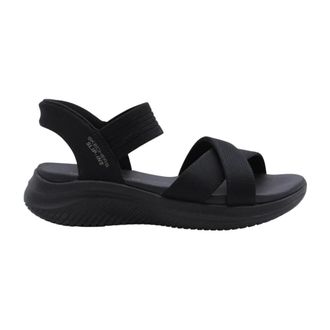Skechers SKY Sandal - female - Skechers - Flat Sandals - Black - 4 UK - Shoes