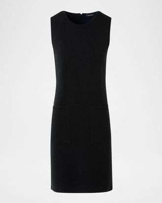 Akris Cashmere Double-Face Knit Sleeveless Dress