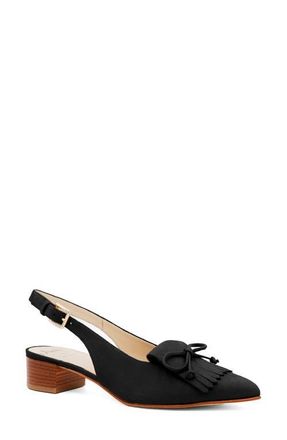 Amalfi By Rangoni Aguglia Slingback Pump in Nero Long Beach at Nordstrom, Size 7.5