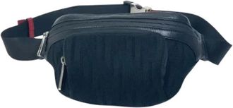 Fendi Pre-owned Fabric fendi-bags - Heren - Vintage Heuptassen - Zwart - ONE Size - Vintage