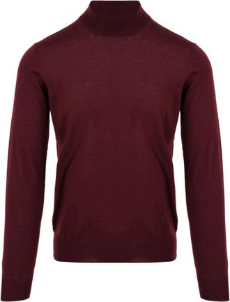 FILIPPO DE LAURENTIIS Bordeaux Coltruien voor Heren - Heren - Coltruien - Rood - M - Truien & Vesten