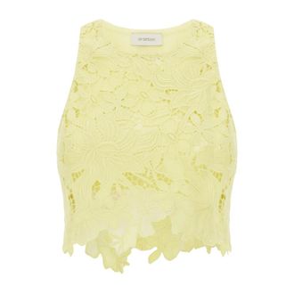 Sportmax Mujer, Camisetas, Amarillo, Talla: L