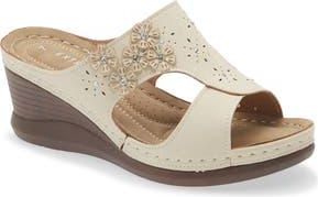 Eddie Marc Willa Sandal in Beige at Nordstrom Rack, Size 11