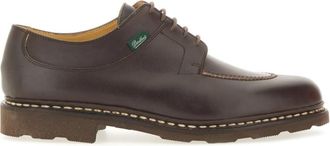 Paraboot Brown Leather Lace Up Shoes