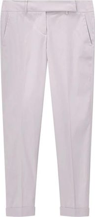 Windsor Slim Fit Anzughose - Dames - Vrijetijds broeken - Paars - XL - Leer - Broeken