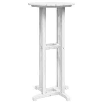 Berkfield Home Bar Table White 55x55x107 cm HDPE | Size: 55 x 55 x 107 cm