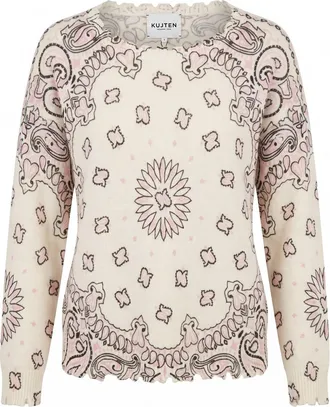 Kujten Mela Bandana Bico Round Neck Sweater