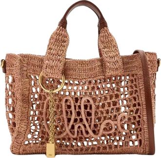 Chlo&eacute; Bolso Tote Peque&ntilde;o East-West Verano Banana - Bags - Mujer - Marr&oacute;n - ONE SIZE