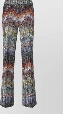 Missoni caperdoni wide leg sequin trousers