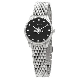 Gucci Quartz Black Dial Ladies Watch YA1265020