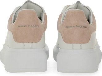 Alexander McQueen Oversized Calf Leather Sneaker - White