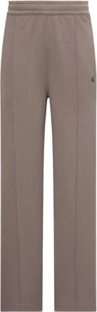 Calvin Klein Jeans Monogram Trackpant - Dames - Sweatpants - Bruin - XS - Katoen - Broeken