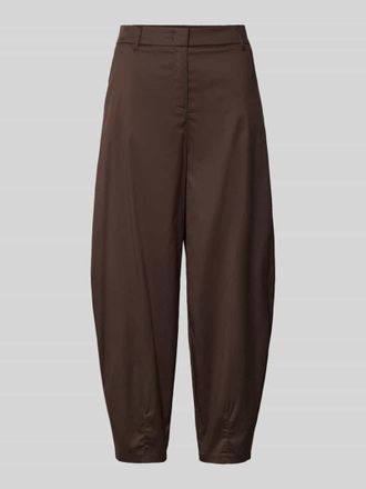 Christian Berg Stoffhose mit franz&ouml;sischen Eingrifftaschen in Dunkelbraun, Gr&ouml;&szlig;e 40