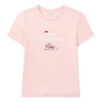 Fila (WMNS) FILA ADE Short Sleeve Pink T-Shirt F11W028158F-PK