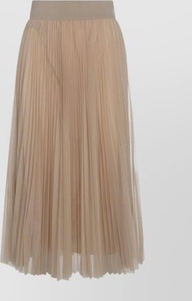 Fabiana Filippi pleated midi skirt