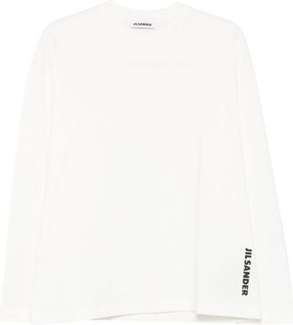 Jil Sander T-shirt in cotone con logo Jil Sander