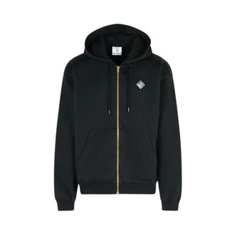 Casablanca Heren, Sweatshirts & Hoodies, Zwart, Maat: 2XL Katoen