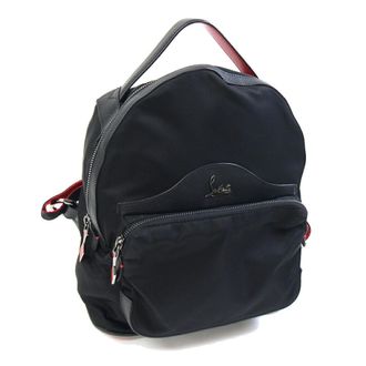 Christian Louboutin Black Nylon Leather Backpack (Pre-Owned)