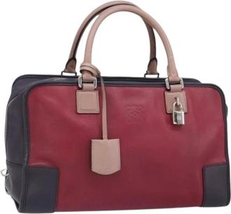 Loewe Pre-owned Handbags, female, Multicolor, Size: ONE SIZE Pre-owned Leather Handbag
