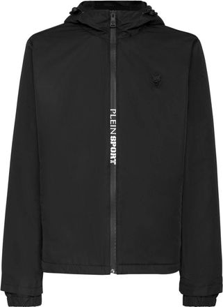 Plein Sport Nylon Gewatteerd Jack - Heren - Outdoorjassen - Zwart - 3XL - Nylon - Fitness