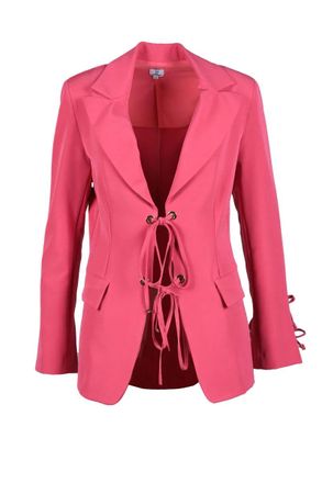 Gil Santucci Pink Polyester Elastane Jacket