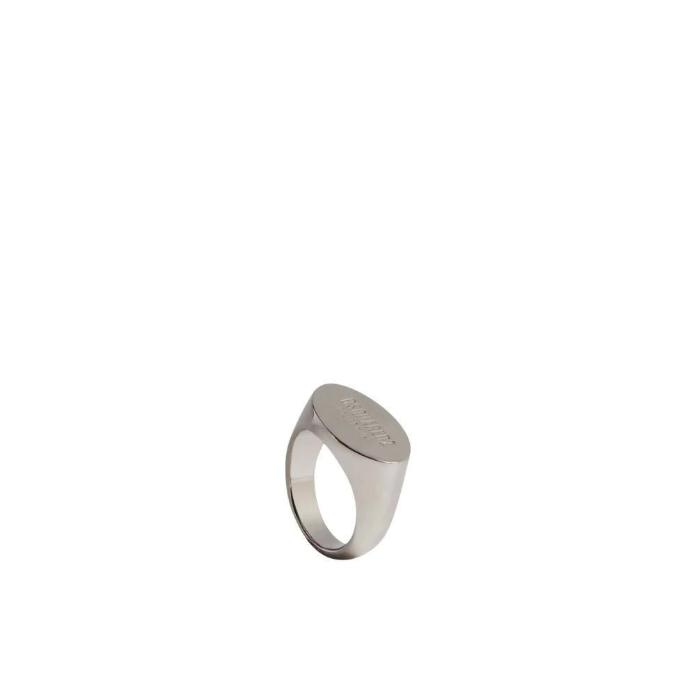 【送料&関税込】Dsquared2 Case Ring Retroworks Secret Decoder Ring - Authentic (USA 10, Black